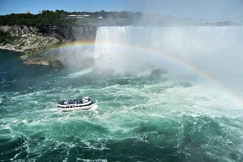 group tour of Niagara Falls aboard the Maid of the Mist