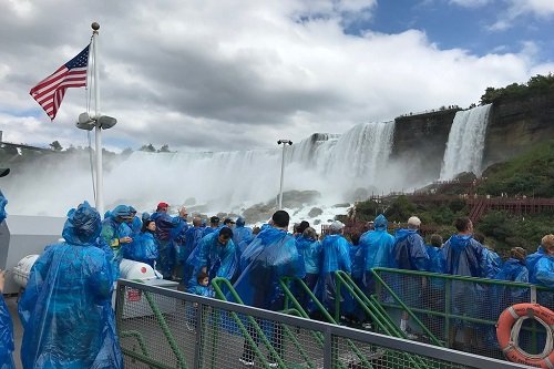 A ride aboard the maid of the mist on the American Side Tour of Niagara Falls