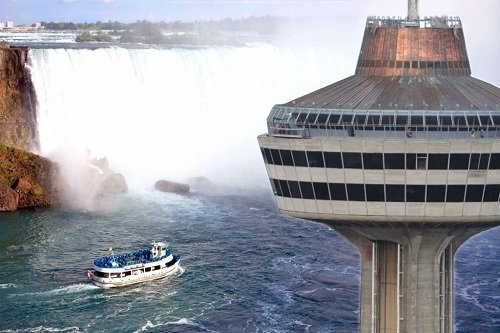 Skylon Tower overlooking Niagara Falls