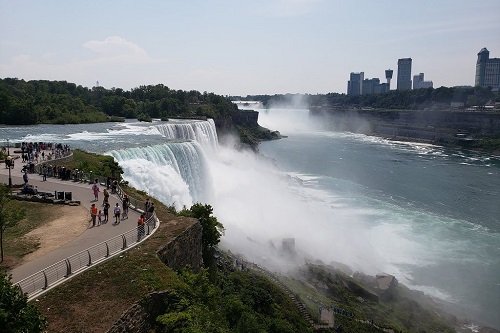 Niagara Falls New York from the observation tower